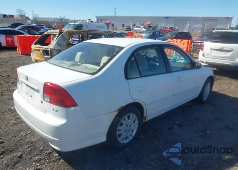 2004 Honda Civic Lx z USA, uszkodzony, nr VIN 2HGES16654H533269